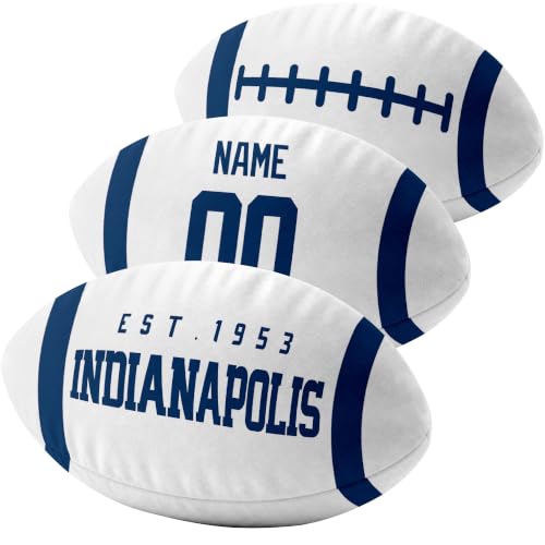 Image of ANTKING Indianapolis Throw Pillow Custom Name Number for Men Boy Gifts | Personalized Gift for Youth for Birthday Christmas