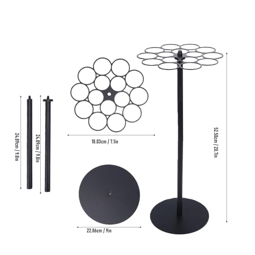 Support médailles de course et rubans de réussite avec base rotative 360 - 2
