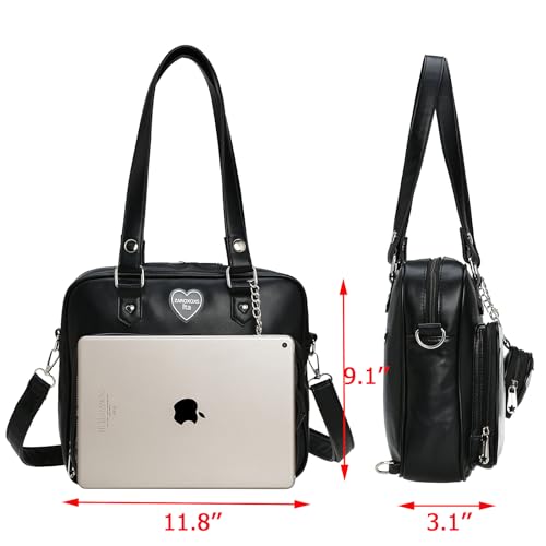 Ita Bag Crossbody Handbags Kawaii Shoulder Purse Square Backpack with Insert Anime Pins Display