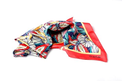 Clairefontaine 116235C - Frida Kahlo, Foulard satiné 70 x 70cm