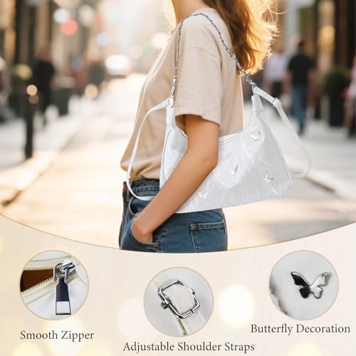 Shoulder Bags for Women, PU Leather Crossbody Bags Shoulders Hobo Purse Handbag with Adjustable Shoulder Strap3