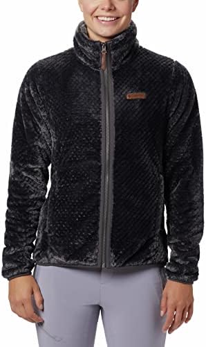 Columbia Women's Fire Side II Sherpa Full Zip, Shark, Large