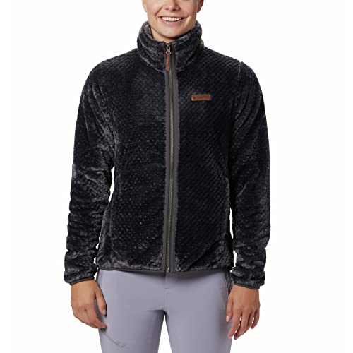 Columbia Women's Fire Side Ii Sherpa Full Zip, Shark, Large #TOP3