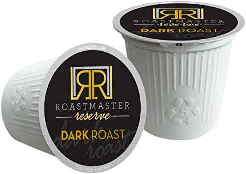 Roastmaster Reserve Dark Roast Coffee (Colombia Finca La Amapola) - 18ct. Single Origin Colombian Coffee, Solar Energy Produced Recyclable Small Batch Roasted Dark Roast Coffee Pods, KCup Compatible