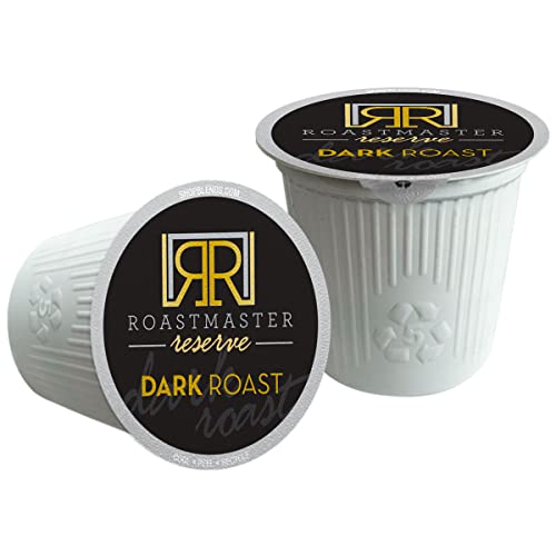Roastmaster Reserve Dark Roast Coffee (Colombia Finca La Amapola) - 18Ct. Single Origin Colombian Coffee, Solar Energy Produced Recyclable Small Batch Roasted Dark Roast Coffee Pods, Kcup Compatible #TOP23