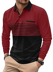 Red Black - Stripe Splicing