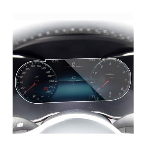 Verre trempé GPS GLC W253 2020-2021 : Film protecteur d'écran de navigation pour voiture