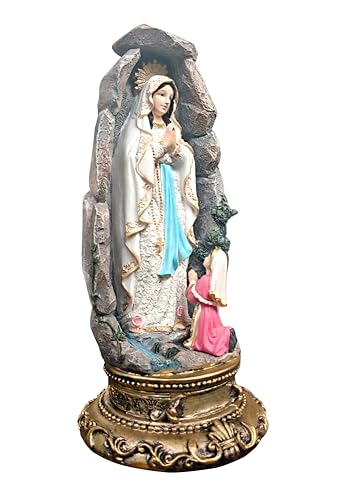 Generic Our Lady of Lourdes Grotto-Mother Mary 10 Inch - Image 4