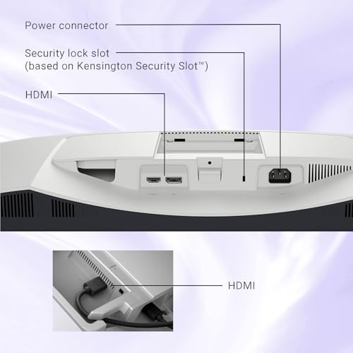 Image of Dell S27 inch QHD Monitor, 100Hz, IPS Panel, 4ms, 99% sRGB, 1500:1 Contrast Ratio, VESA, Low Blue Light, 2 x HDMI, 1x DisplayPort, 2x5W Speaker, Ultra-Thin bezels, Height /Tilt /Swivel /Pivot, White