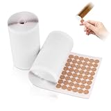 Thatyro 2800 Stück selbstklebende Kork-Pads, 1,2 cm, beige, flach, rund, Schrankaufkleber, Kork-Punkte zum Schutz von Stuhlbeinen, Basteln, Schublade, Tisch, Möbel, Hartholzboden