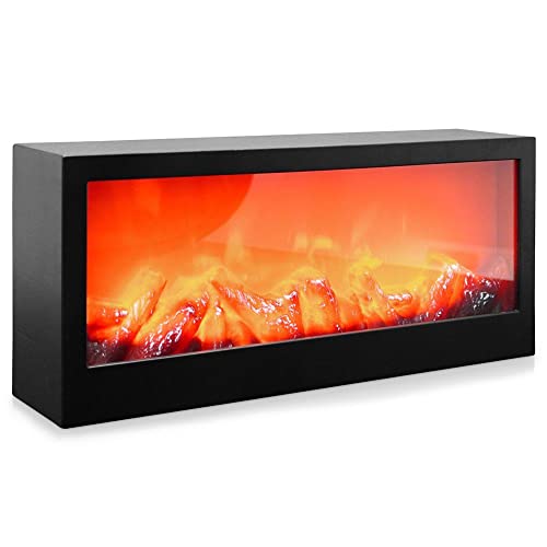 Vilde Elektrokamin Wandkamin elektrischer LED-Kamin Dekokamin elektrisches...