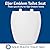 BEMIS 1240200 Eljer Emblem Plastic Toilet Seat, Made Specifically for Eljer Emblem Toilets, Round, White