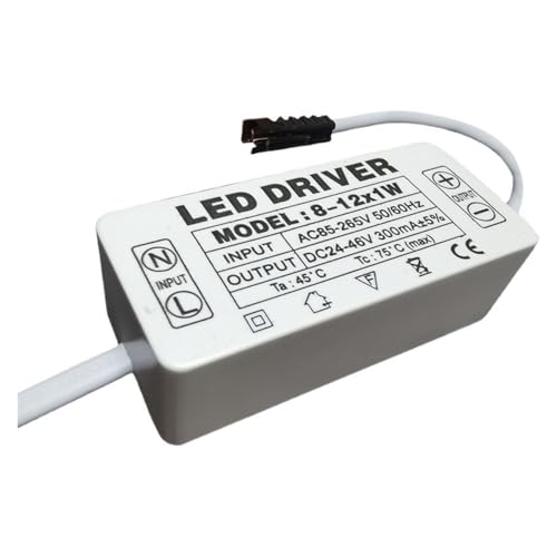 Pilote LED 8-12W à courant constant large tension pour downlight