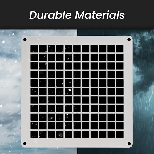 Grille d'aération rectangulaire pour stopper l'humidité et ventiler vos pièces
