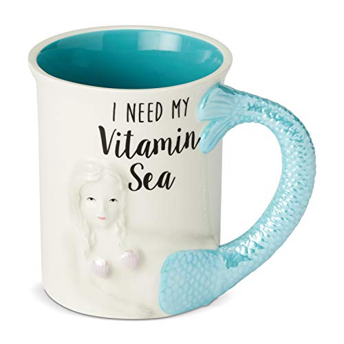 Taza de cerámica Our Name is Mud estilo sirena 16 oz miniatura 1