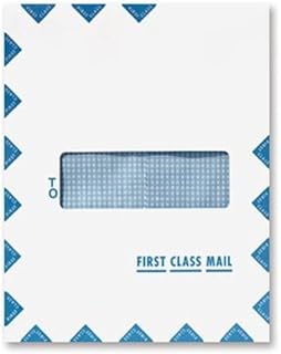 EGP Single Window First Class Mail Envelope - Peel & Close, 100 Envelopes