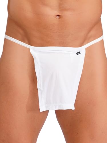 Men's Sexy T-back Thongs Panties, Japanese Fundoshi Wrestler Loincloth, Kimono Briefs Underwear