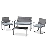 Conjunto de muebles para jardín o terraza cómodo y robusto