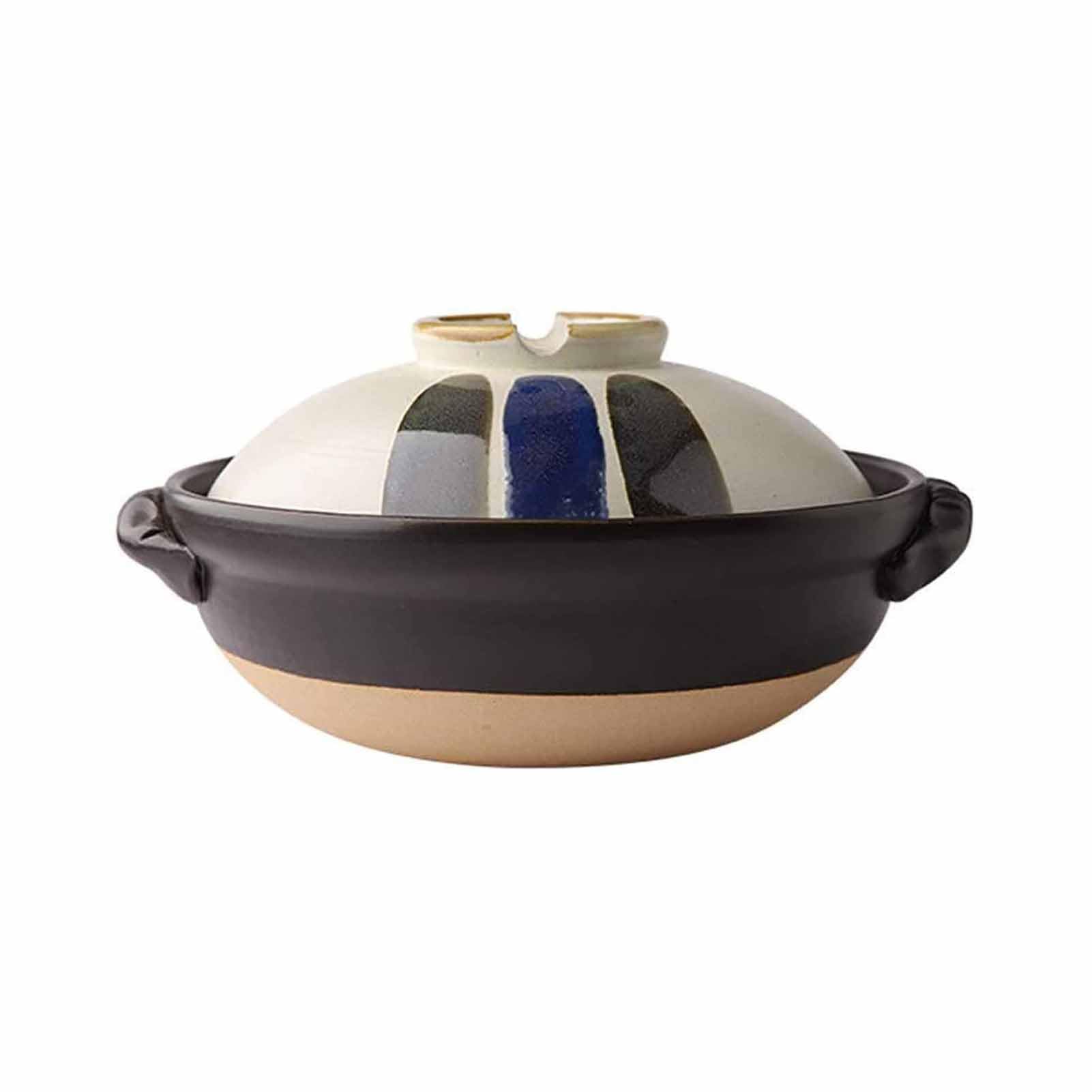 MYUYEE Soup Pot Ceramic Hot Pot,Clay Cooking Pots, Heat Resistant Casserole With Lid,Small Round Earthenware Clay Pot,Rice Cooker For Stew Soup Noodles,2.8L (2.8L)