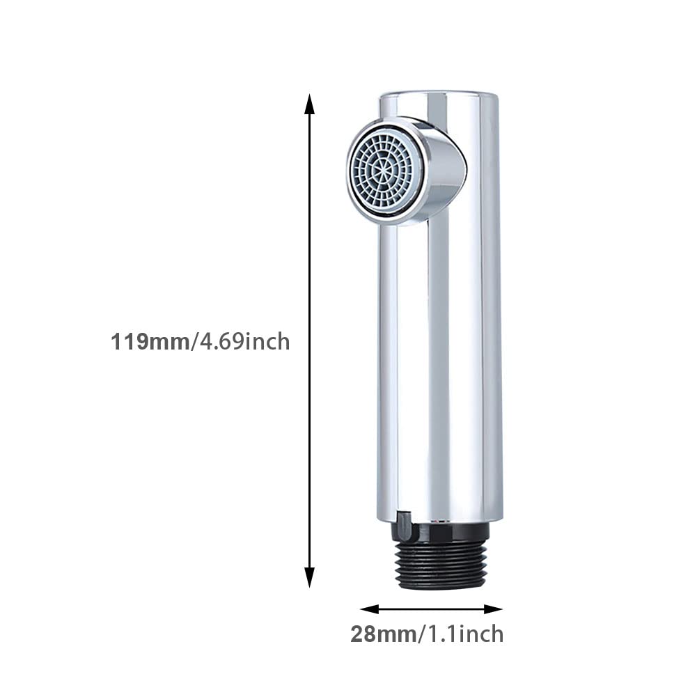 Cabezal de grifo de cocina, grifo mezclador de fregadero ABS, pieza de repuesto extraíble, cabezal de ducha extensible