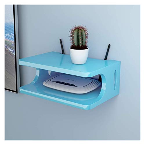 WiFi-Router Set Top-Box DVD-Player CD-Aufbewahrungsfach Wandmontiertes Fernsehregal Wandregal Schwimmendes Regal Multifunktionales