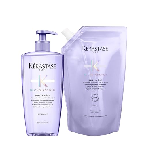 Kérastase Blond Absolu Bain Lumière - Recambio de champú hidratan...