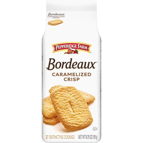 Pepperidge Farm Bordeaux Caramelized Crisp Cookies, 6.75 Oz Bag