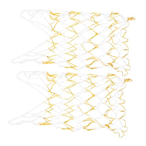 BRIGHTFUFU 2pcs Portable Mesh Net Bag for Sports Balls Durable Breathable Design for Football Basketball Volleyball High Capacity Storage for Outdoor Sports Schools Clubs