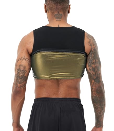 Sauna Sweat Vest Workout Tank Top Waist Trainer for Men Compression Workout Enhancing Vest2