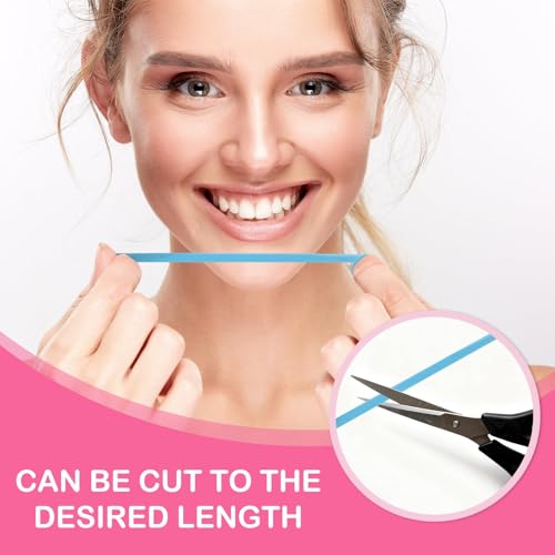 Zahn Schleifpapier, 6 m Feinsand Polierstreifen Für Zahnzwischenräume, Harz Dental Schleifpapier Rolle Für Präzises Polieren, Interdental Reinigung Gegen Zahnstein Und Plaque, Blau 4 mm