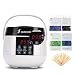 Wax Warmer Hair Removal Waxing Kit, Eyebrows Home Wax Kit with 4 Bags Painless Hard Wax Beans, Hard Wax Pot Heater with LCD Digital Screen for Women Men of All Body, Face, Bikini Area, Legs