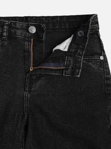 Image of Urbano Juniors Boy's Loose Baggy Fit Washed Denim Jeans Stretchable