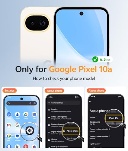 Image of FNTCASE for Google Pixel 10a Case: [Compatible with Magsafe] Translucent Matte Cases with [Screen Protector] Military Grade Shockproof Protective Magnetic Phone Cover for Pixel 10A - Light Blue