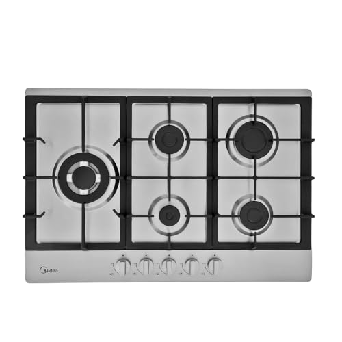 Opiniones de Estufa 30 los más solicitados. 39 Midea MTGB30TL3402GS Parrilla Empotrable a Gas 30” Triple Flama Acero Inoxidable