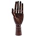 Produktbild Sharplace Modellhand Dekohand Präsentationshand, Schmuckhand, Schmuckhalter Hand Ring Armband Handschuhe Display Hand Modell - Kupferfarbe