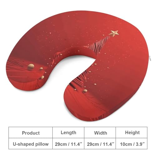 Almohada de espuma viscoelástica para viaje U miniatura 2