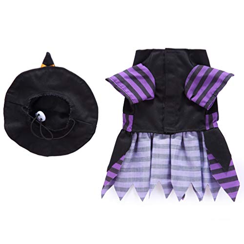 Disfraz Halloween para Perro con Diseño Creativo de Bruja miniatura 5