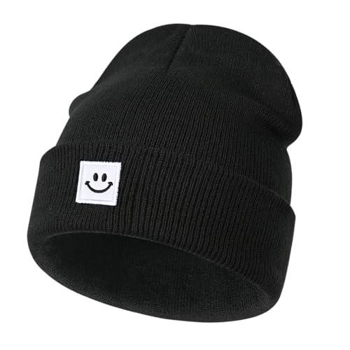Image of DANMY Baby Beanie Hat, Newborn Toddler Winter Warm Knit Hat, Kids Soft Beanie Cap