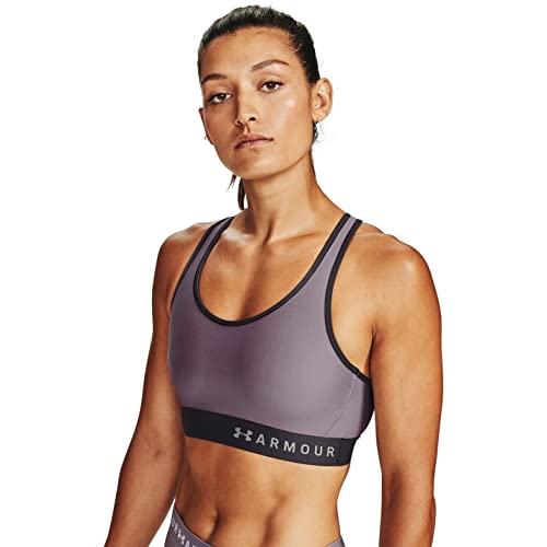 Image of Under Armour Women's Armour Mid Heathered Sports Bra