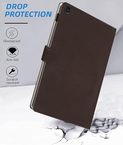 Image of TGK Flip Cover for Samsung Galaxy Tab A11 Plus 11 Inch Case with Stylus Holder (Brown)