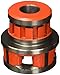 RIDGID 36890 Model OO-R Die Head, 12R Alloy Die Head comes with 1/2-inch High-Speed, Factory Set Dies that Deliver Clean, Precise 14 TPI