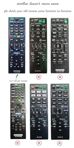Image of LipiWorld RM-ANU200 AV System Remote Control (Old Exactly Same Will Only Work) Compatible for HT-IV300 Sony Sony Receiver System