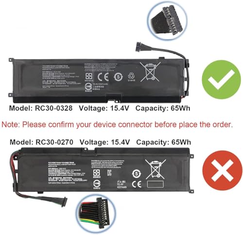 Batterie pour ordinateur portable Razer Blade 15 Base RC30-0328 de 65Wh - 2