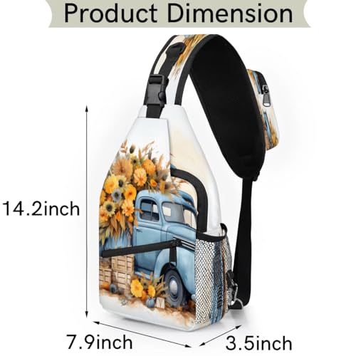 Bolso tipo sling unisex para viaje y senderismo miniatura 2
