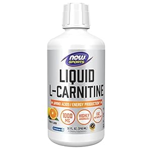 Now Foods Sports, Liquid L-Carnitine, Citrus, 1,000 mg, 32 fl oz (946 ml)