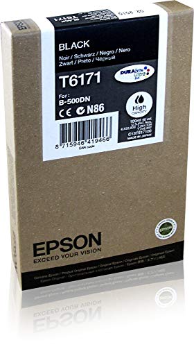 Encre Noire Epson Haute Capacité de 4000 Pages pour Imprimante Jet d'Encre