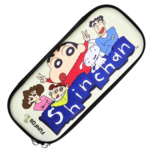 Image of Funfob Polyester Shinchan Pencil Case for School & College | Shinchan, Multicolor