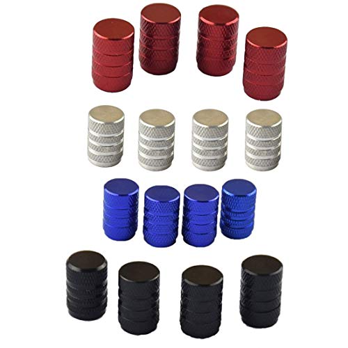 Práctico diseño de carros Bullet Diseño Exclusivo Neumáticos para Ruedas Válvula Tapones Antipolvo Cubierta Auto de la Motocicleta Llanta del neumático Tapa del vástago-Negro Cover