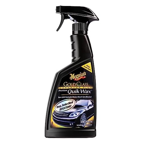 Meguiar's Gold Class Carnauba Plus Premium Quik Wax - Premium Spray Wax for a High Gloss Finish - Easy Application Carnauba Wax - 16 Oz Cover