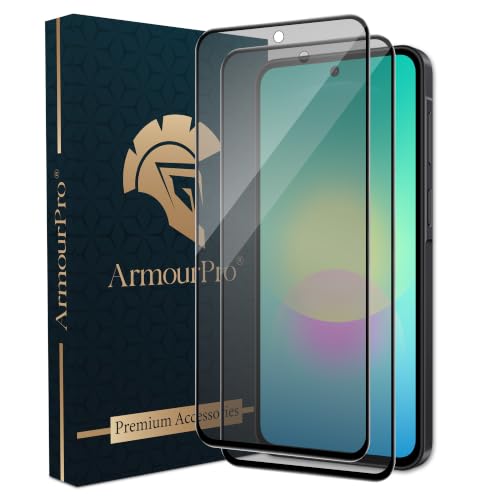 Image of ArmourPro Anti-Glare Matte Tempered Glass for Samsung Galaxy A27, Pack of 2, Anti Fingerprint Screen Protector, 9H Scratch Resistant, Smooth Touch, Full Edge to Edge Coverage